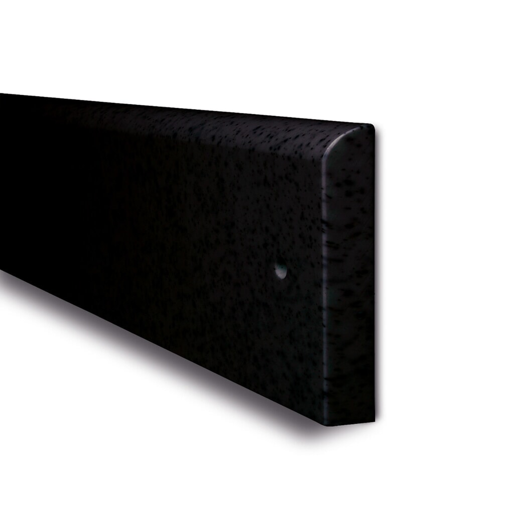 Zabezpieczenie przed uderzeniem MORAVIA do ścian, do montażu, wys. x szer. 150 x 10 mm, długość 2060 mm, kolor czarny Zdjęcie produktu nr 1: Zabezpieczenie przed uderzeniem MORAVIA do ścian, do montażu, wys. x szer. 150 x 10 mm, długość 2060 mm, kolor czarny