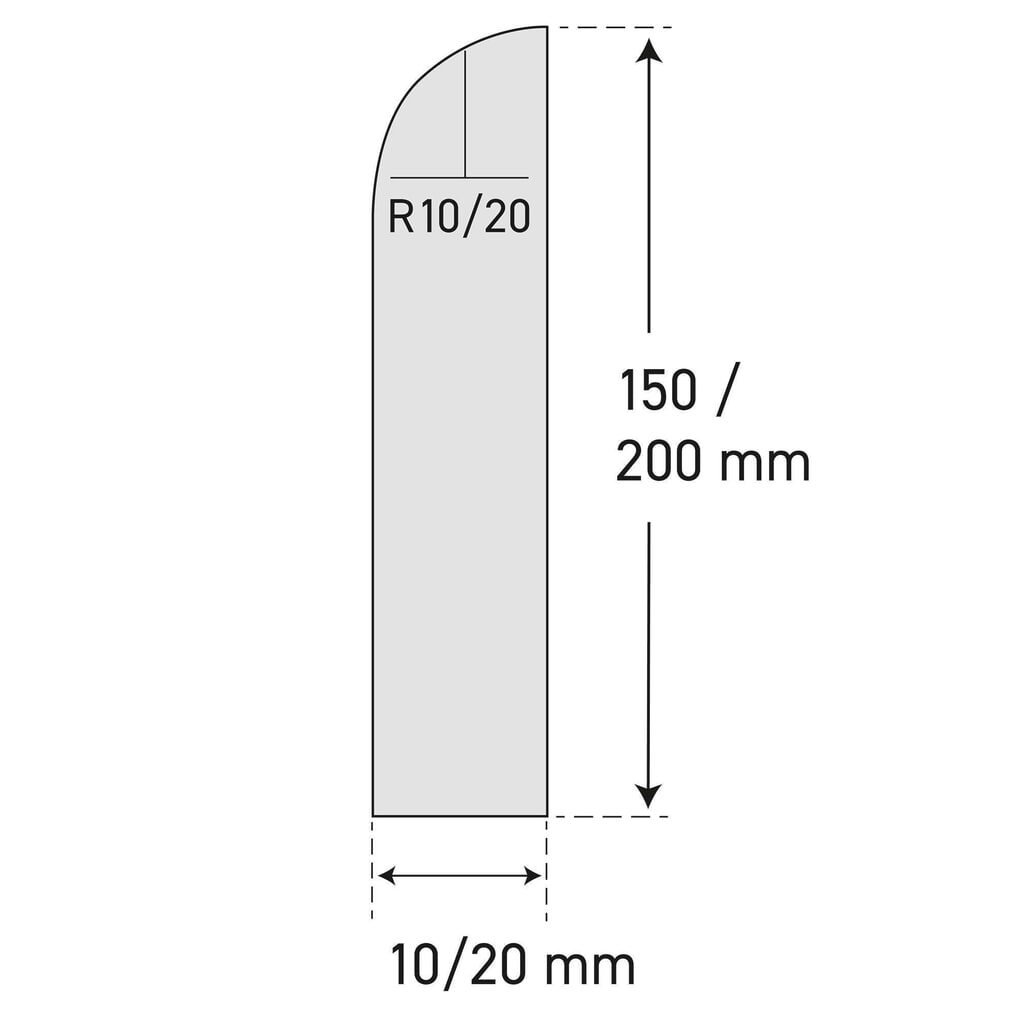 Zabezpieczenie przed uderzeniem MORAVIA do ścian, do montażu, wys. x szer. 150 x 10 mm, długość 2060 mm, kolor czarny Zdjęcie produktu nr 5: Zabezpieczenie przed uderzeniem MORAVIA do ścian, do montażu, wys. x szer. 150 x 10 mm, długość 2060 mm, kolor czarny