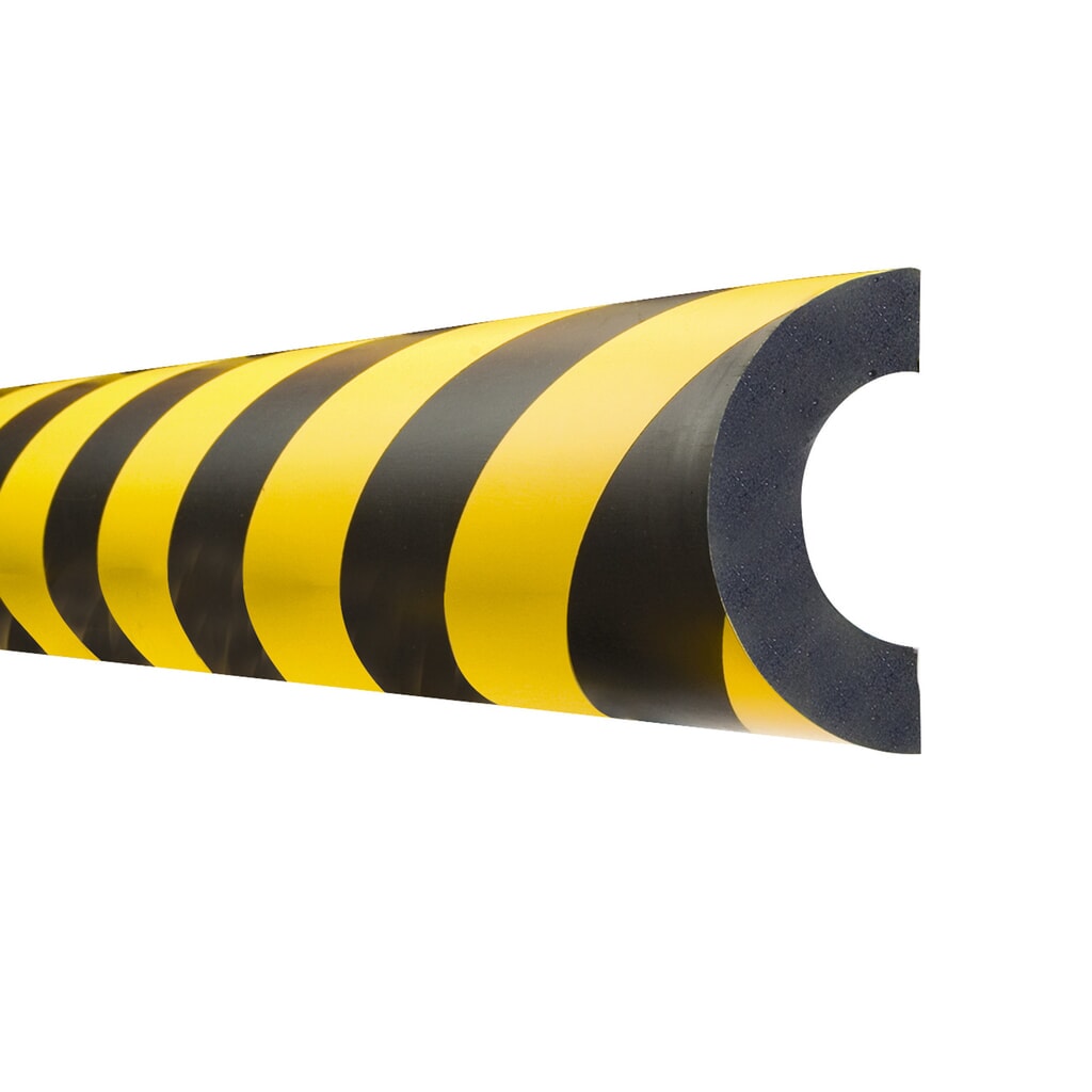 Ochrona przed uderzeniami MORAVIA do rur, półokrągła, magnetyczna, średnica wewnętrzna 85 mm, długość 1 m Zdjęcie produktu nr 1: Ochrona przed uderzeniami MORAVIA do rur, półokrągła, magnetyczna, średnica wewnętrzna 85 mm, długość 1 m