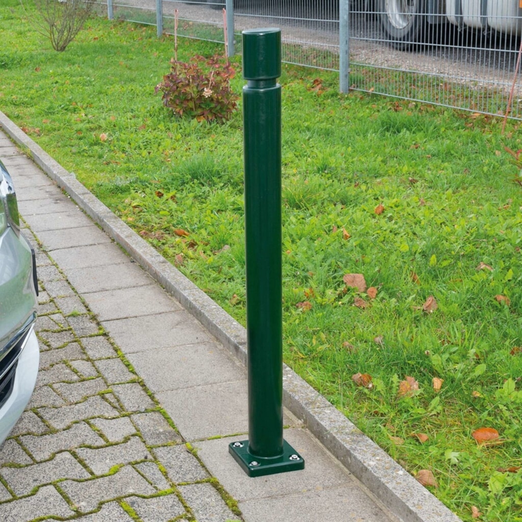 Pachołek MORAVIA CITY FLEX, do montażu pomocą kołków, z TPU, wys. x Ø 1000 x 80 mm, kolor zielony Zdjęcie produktu nr 6: Pachołek MORAVIA CITY FLEX, do montażu pomocą kołków, z TPU, wys. x Ø 1000 x 80 mm, kolor zielony