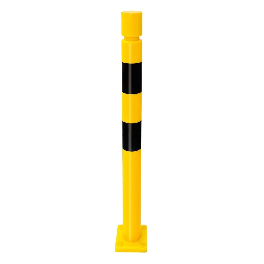 Pachołek przeciwuderzeniowy MORAVIA FLEX, z TPU, do montażu za pomocą kołków, wys. x Ø 1000 x 80 mm, żółto-czarny Zdjęcie produktu nr 8: Pachołek przeciwuderzeniowy MORAVIA FLEX, z TPU, do montażu za pomocą kołków, wys. x Ø 1000 x 80 mm, żółto-czarny