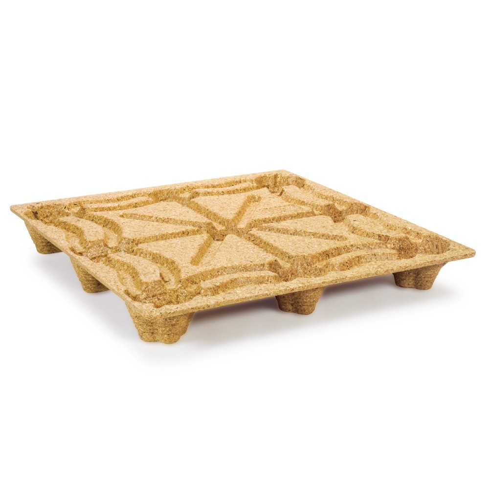 Obraz produktu: Paleta do drewna prasowanego, format kontenerowy, 1140 x 1,140 mm, dyn. tk 900 kg, 9 stóp
