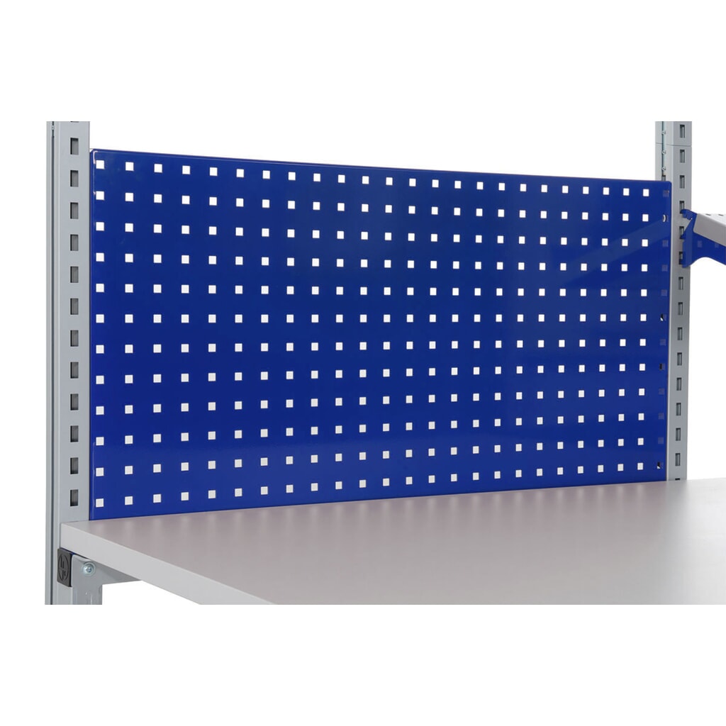 Zdjęcie produktu nr 2: Rocholz perforowana ściana tylna do stołów do pakowania FLEX, wys. x szer. x gł. 500 x 1000 x 30 mm