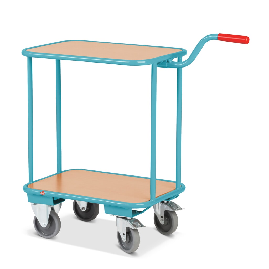 Piętrowy transporter z uchwytem Ameise®, 2 piętra o wymiarach 603 × 450 mm Zdjęcie produktu nr 4: Piętrowy transporter z uchwytem Ameise®, 2 piętra o wymiarach 603 × 450 mm