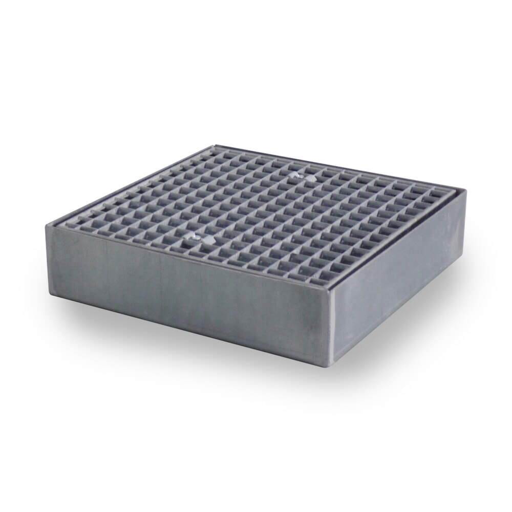 Płaska wanna ociekowa ze stali, udźwig 6500 kg/m², wys. x szer. x gł. 118 x 500 x 500 mm Obraz produktu: Płaska wanna ociekowa ze stali, udźwig 6500 kg/m², wys. x szer. x gł. 118 x 500 x 500 mm