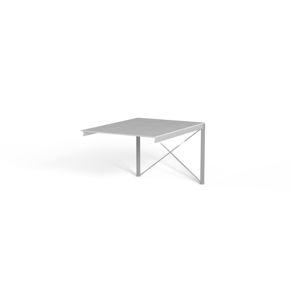 Zdjęcie produktu nr 7: Platforma schodowa dla systemu modułowego platformy magazynowej, wyjście na lewo, jasnoszary