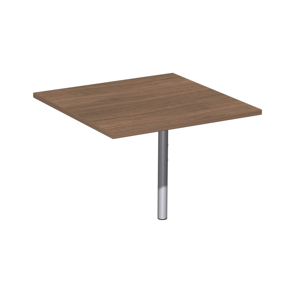 Płyta kotwiąca Profi, szer. x gł. 800 x 800 mm, orzech włoski Zdjęcie produktu nr 3: Płyta kotwiąca Profi, szer. x gł. 800 x 800 mm, orzech włoski
