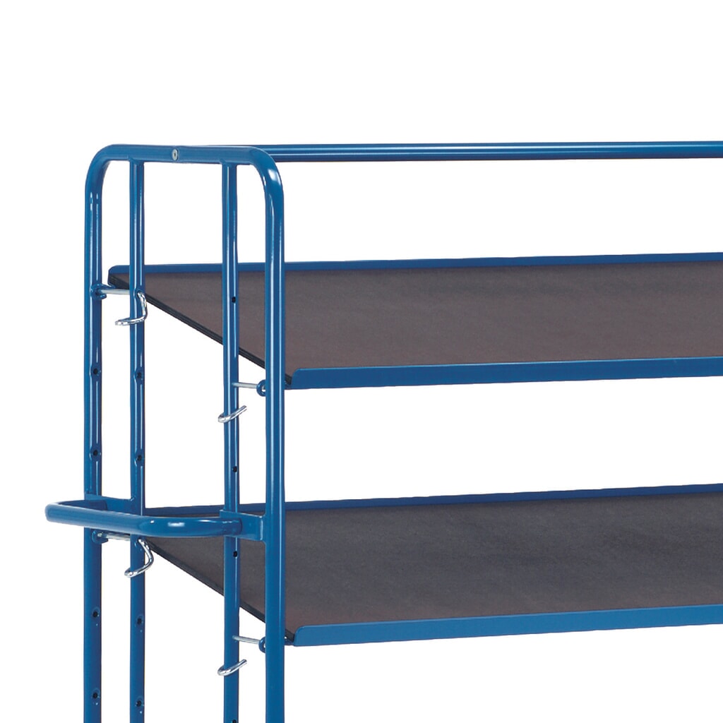 Dodatkowa półka, płyta sitodrukowa do wózka piętrowego na pojemniki euro fetra®, powierzchnia ładunkowa 1650 x 610 mm Zdjęcie produktu: Dodatkowa półka, płyta sitodrukowa do wózka piętrowego na pojemniki euro fetra®, powierzchnia ładunkowa 1650 x 610 mm