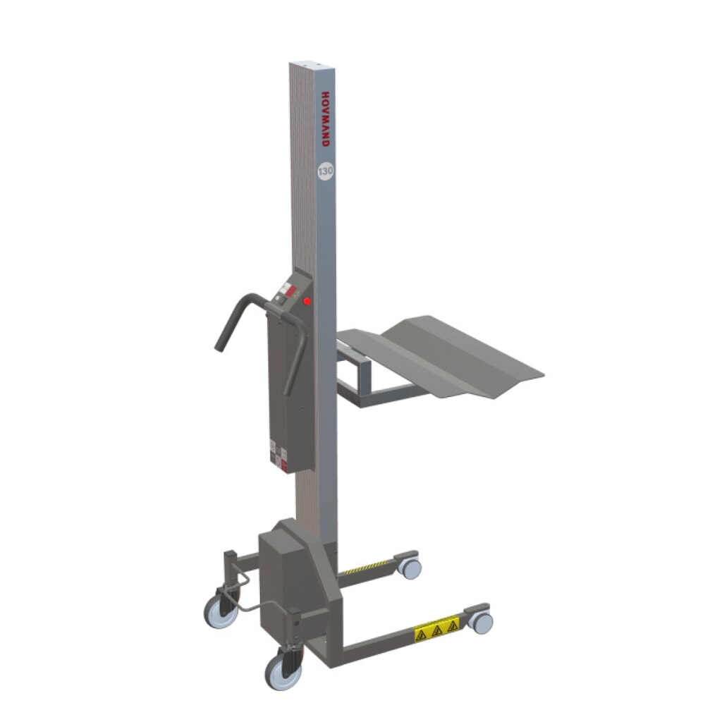 Podnośnik HOVMAND z platformą Wave do rolek o masie do 100 kg, wysokość podnoszenia 1242 mm, udźwig 130 kg Zdjęcie produktu nr 3: Podnośnik HOVMAND z platformą Wave do rolek o masie do 100 kg, wysokość podnoszenia 1242 mm, udźwig 130 kg
