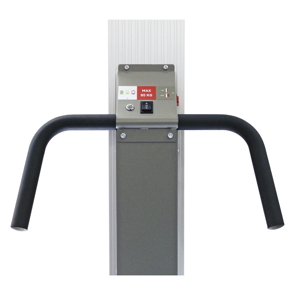 Podnośnik HOVMAND z platformą z tworzywa sztucznego, zakres podnoszenia 110-2110 mm, udźwig 90 kg Zdjęcie produktu nr 2: Podnośnik HOVMAND z platformą z tworzywa sztucznego, zakres podnoszenia 110-2110 mm, udźwig 90 kg