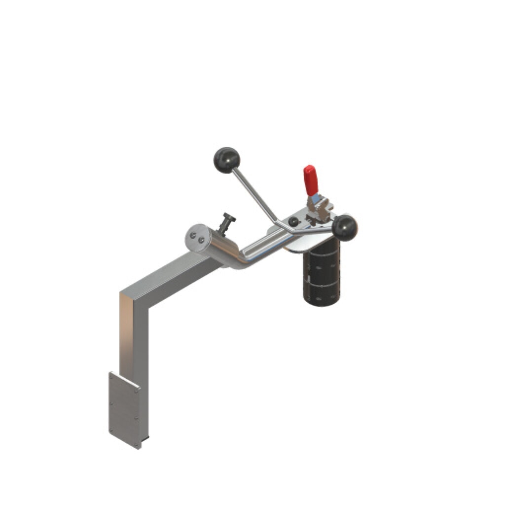 Podnośnik HOVMAND z trzpieniem do rolek o masie do 40 kg, wysokość podnoszenia 1242 mm, udźwig 80 kg Zdjęcie produktu nr 2: Podnośnik HOVMAND z trzpieniem do rolek o masie do 40 kg, wysokość podnoszenia 1242 mm, udźwig 80 kg