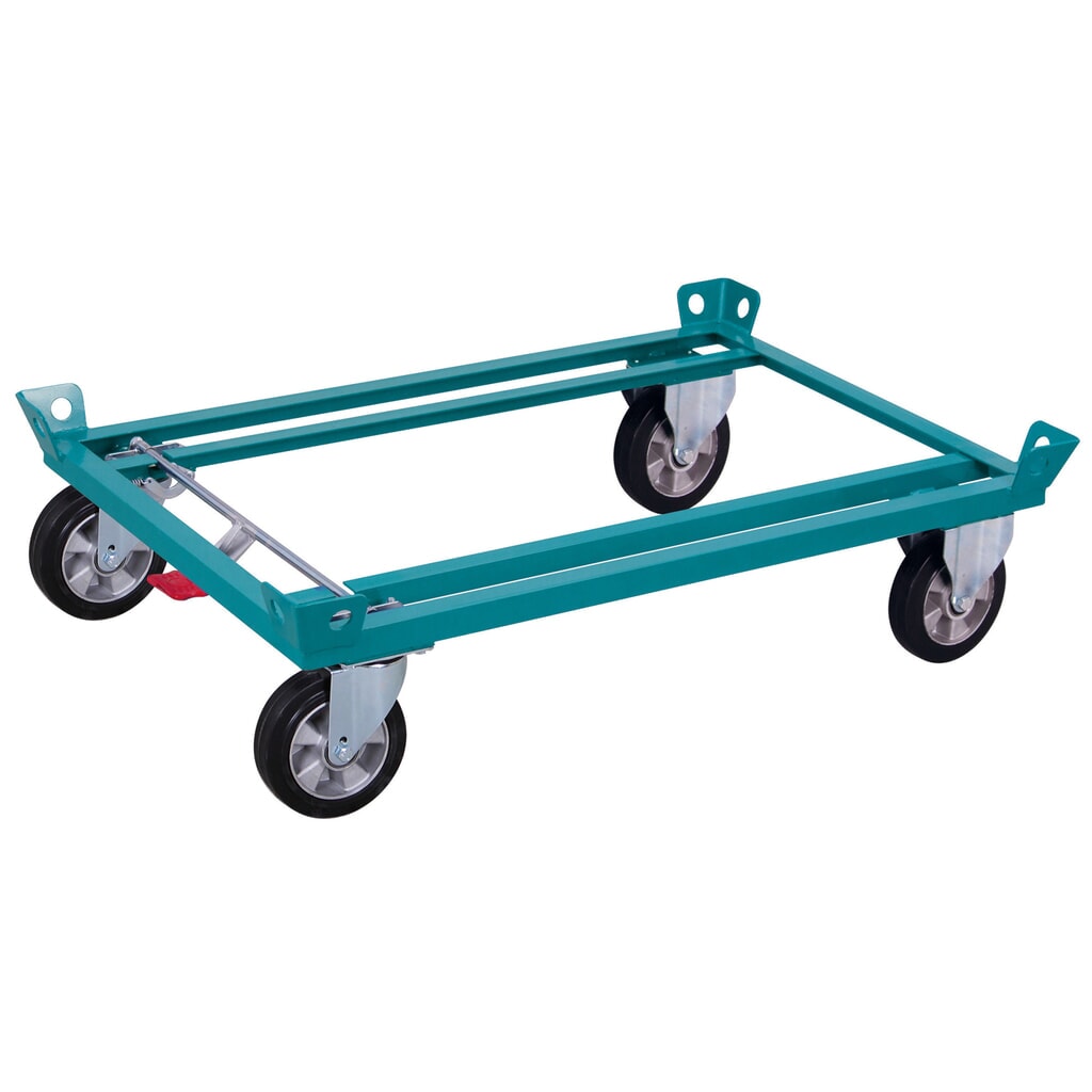 Podwozie jezdne Ameise®, z narożnikami, wysokość załadunkowa 280 mm, elastyczne ogumienie z pełnej gumy Zdjęcie produktu nr 1: Podwozie jezdne Ameise®, z narożnikami, wysokość załadunkowa 280 mm, elastyczne ogumienie z pełnej gumy