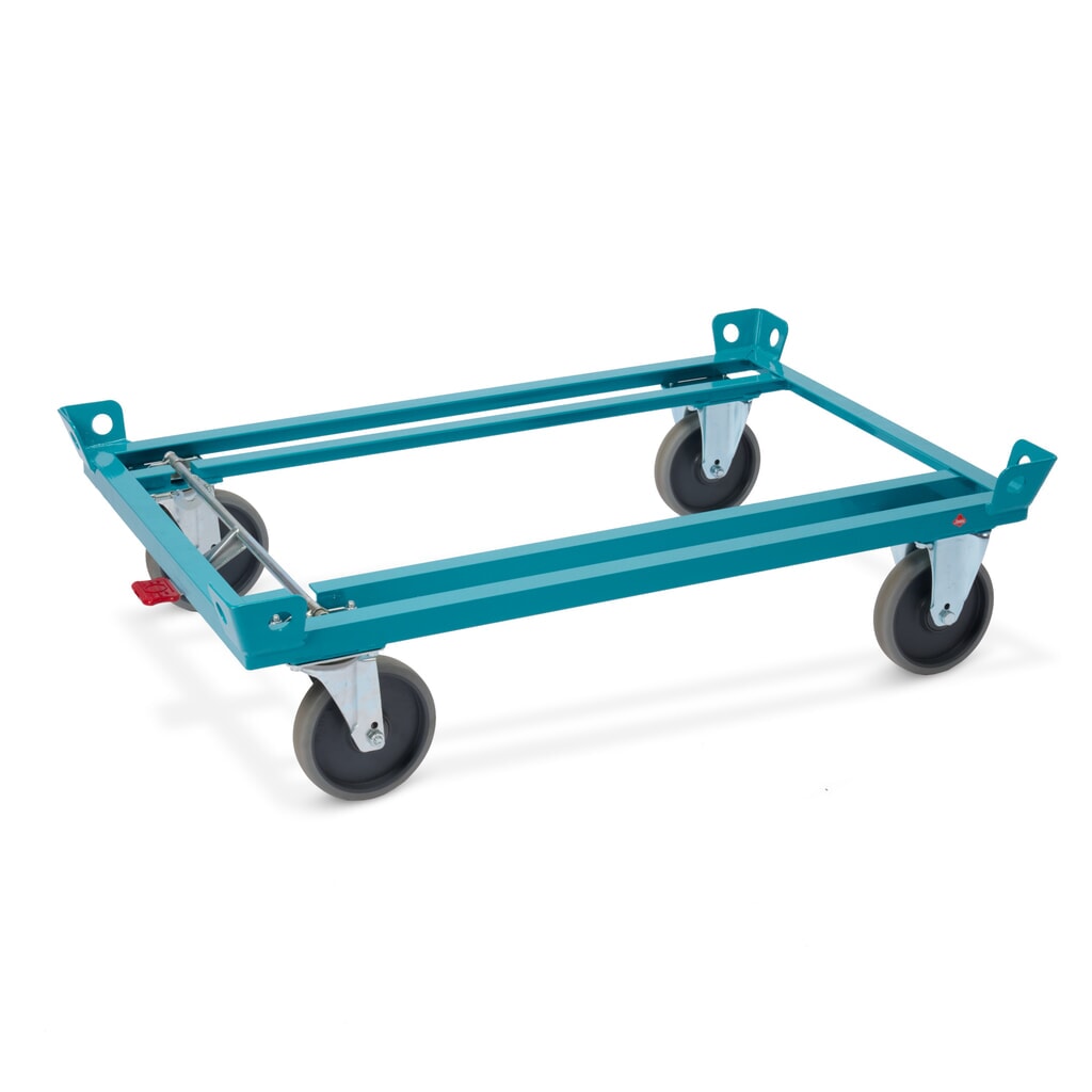 Podwozie jezdne Ameise®, z narożnikami, wysokość załadunkowa 280 mm, ogumienie z gumy termoplastycznej Zdjęcie produktu: Podwozie jezdne Ameise®, z narożnikami, wysokość załadunkowa 280 mm, ogumienie z gumy termoplastycznej