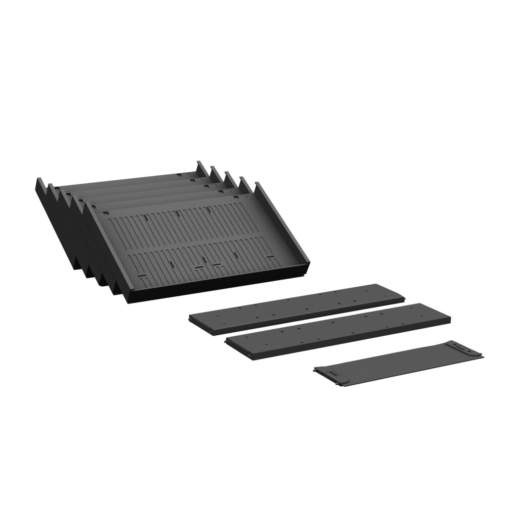 Podziałka szuflady do pojemnika na kółkach Lissabon z metalu Zdjęcie produktu nr 2: Podziałka szuflady do pojemnika na kółkach Lissabon z metalu