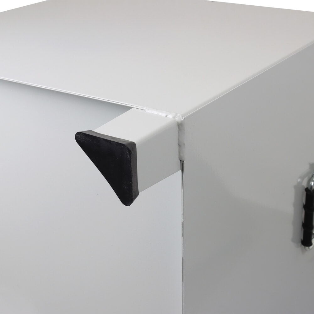 Zdjęcie produktu nr 4: Pojemnik na czyściwo HEMMDAL , wys. x szer. x gł. 680 x 400 x 400 mm, jasnoszary