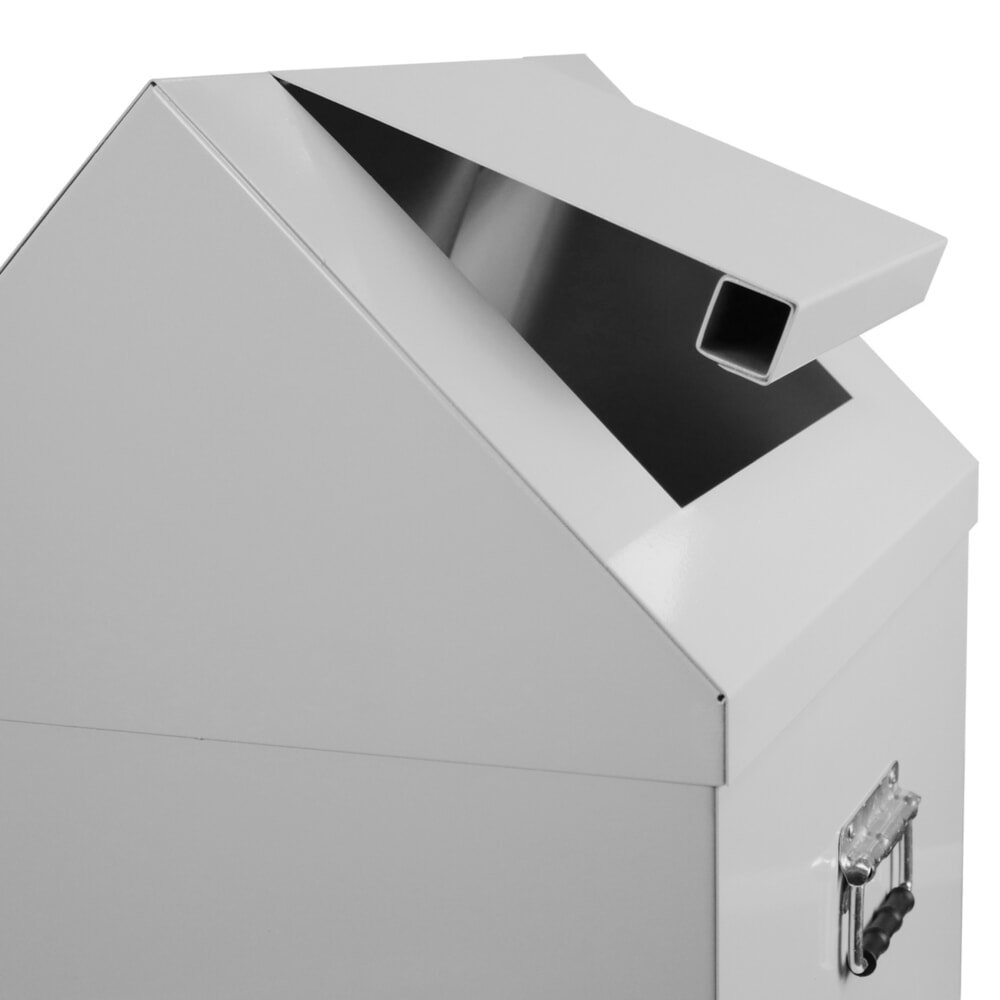 Zdjęcie produktu nr 6: Pojemnik na czyściwo HEMMDAL , wys. x szer. x gł. 680 x 400 x 400 mm, jasnoszary