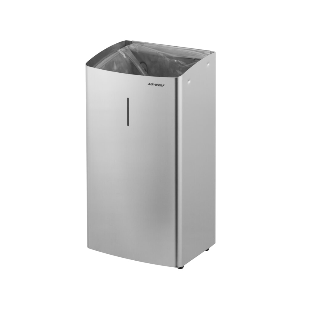 Zdjęcie produktu: Pojemnik na odpady Air-Wolf, pojemność 27 litrów, szczotkowana stal szlachetna