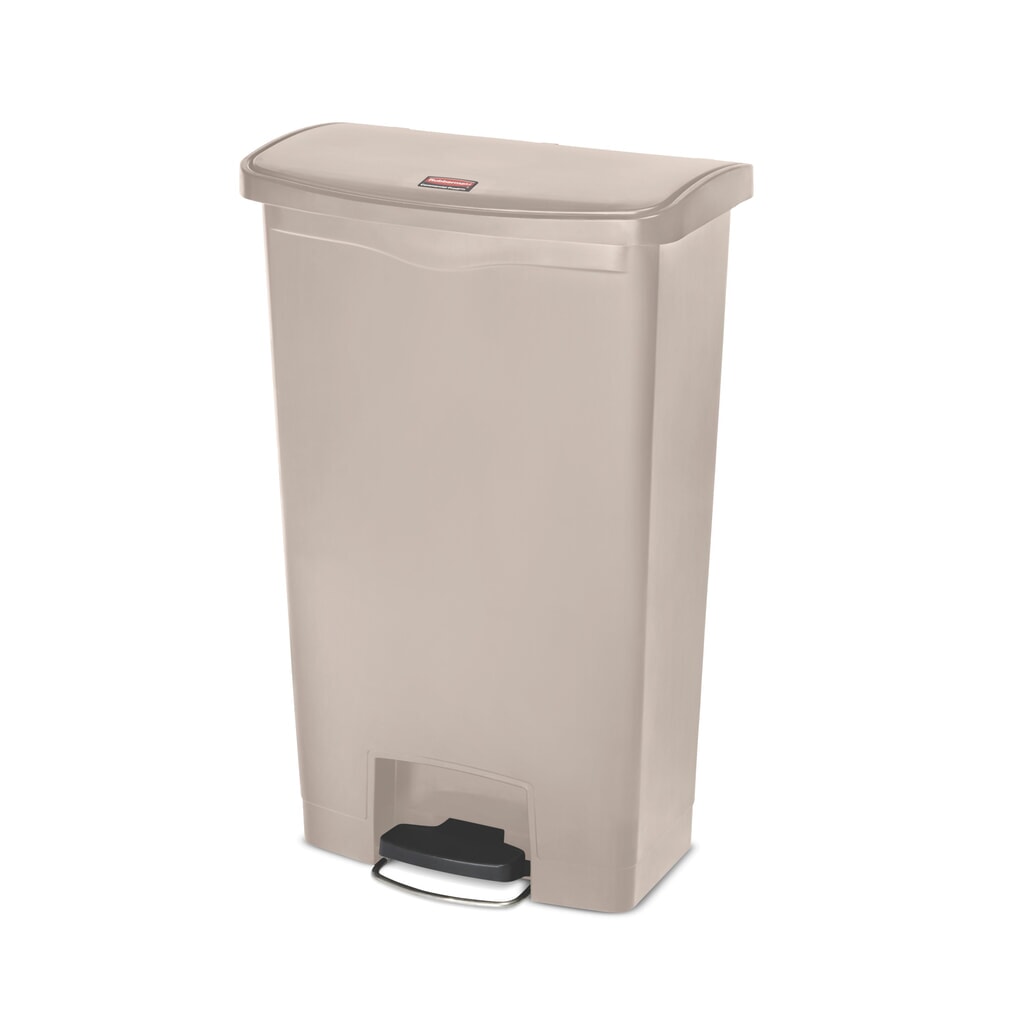 Kosz na śmieci otwierany pedałem Rubbermaid® Profi, 68 l, beżowy Zdjęcie produktu nr 1: Kosz na śmieci otwierany pedałem Rubbermaid® Profi, 68 l, beżowy