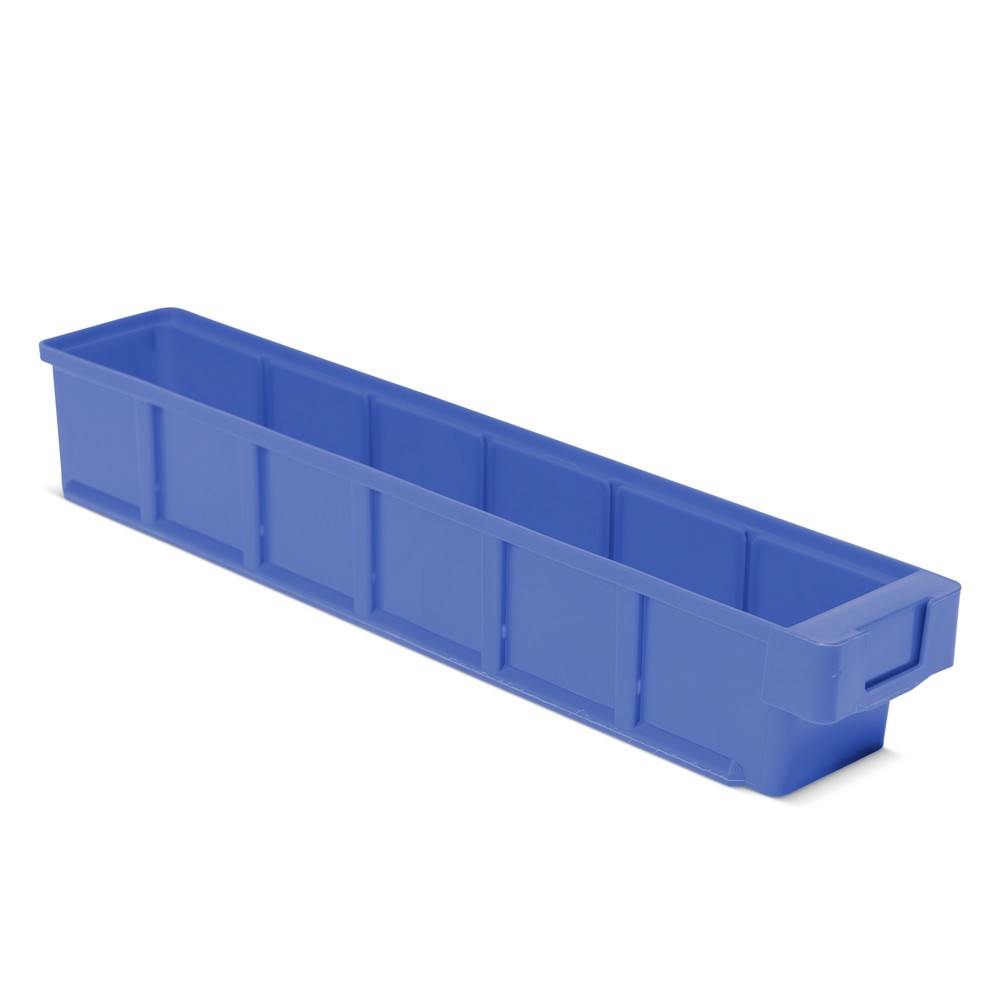 Zdjęcie produktu nr 1: Pojemniki regałowe z bez otworu czołowego, szer. × gł. 93 × 500 mm, niebieskie