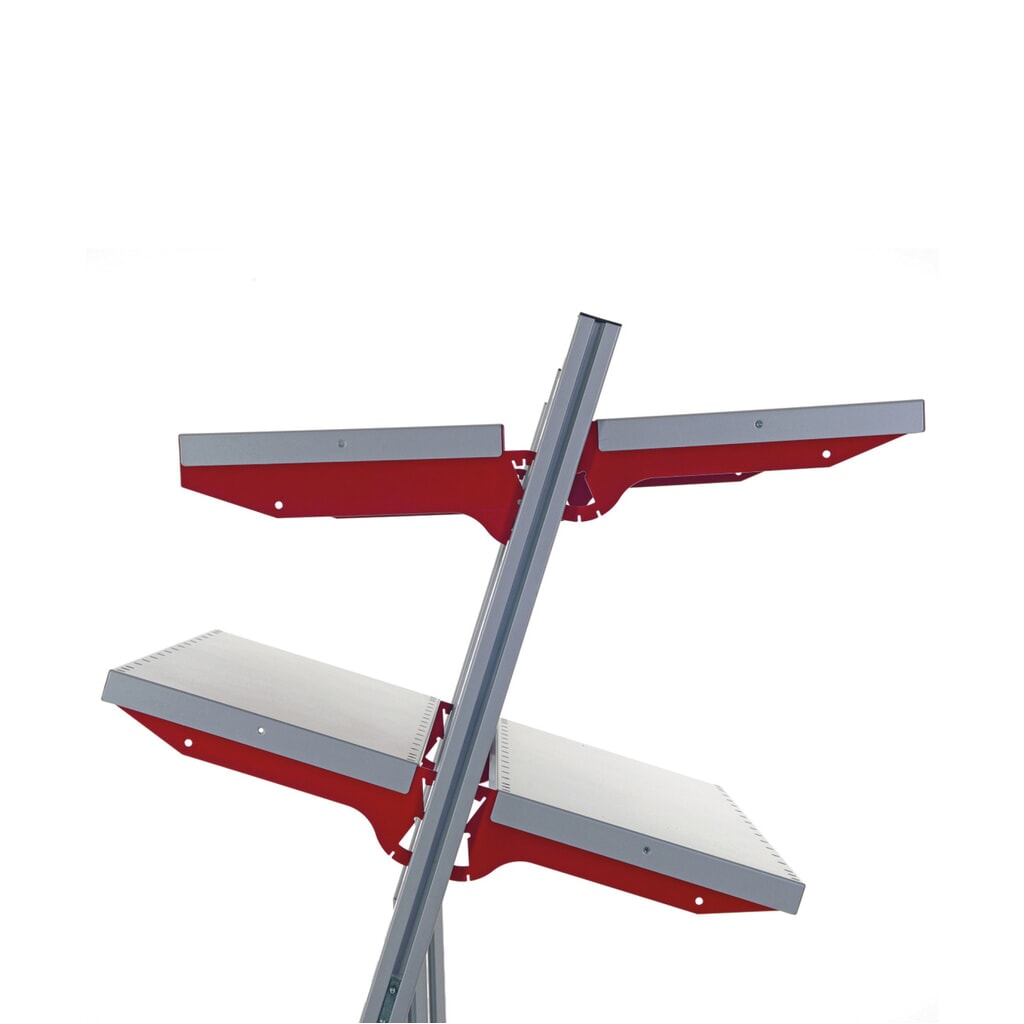 Zdjęcie produktu: Rocholz półka do stołów do pakowania SYSTEM FLEX, szer. x gł. 1 000 x 200 mm