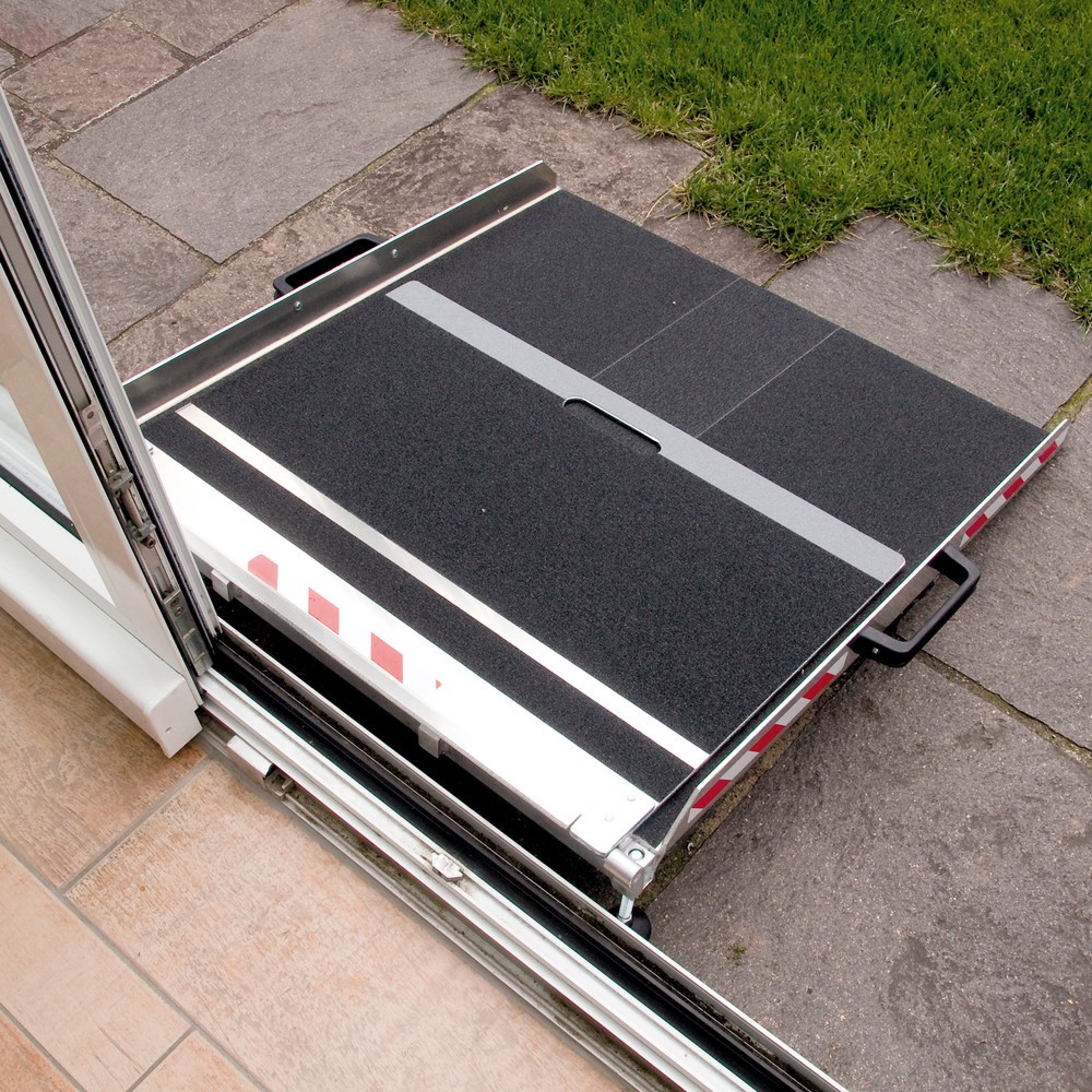 Zdjęcie produktu nr 2: Pomost progowy, z regulacją wysokości, nośność 300 kg, różnica wysokości 65-130 mm