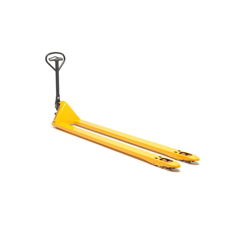 Zdjęcie produktu nr 7: Ręczny wózek paletowy Jungheinrich AM 22 z funkcją szybkiego unoszenia, udźwig 1700 kg, długość wideł 1600 mm, pełna guma/poliuretan, rolki tandemowe