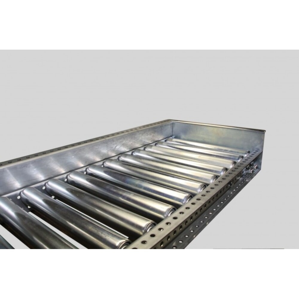 Zdjęcie produktu nr 2: Prowadnica boczna z profilem U do przenośnika rolkowego do dużych obciążeń, jednostronna, prosta na m