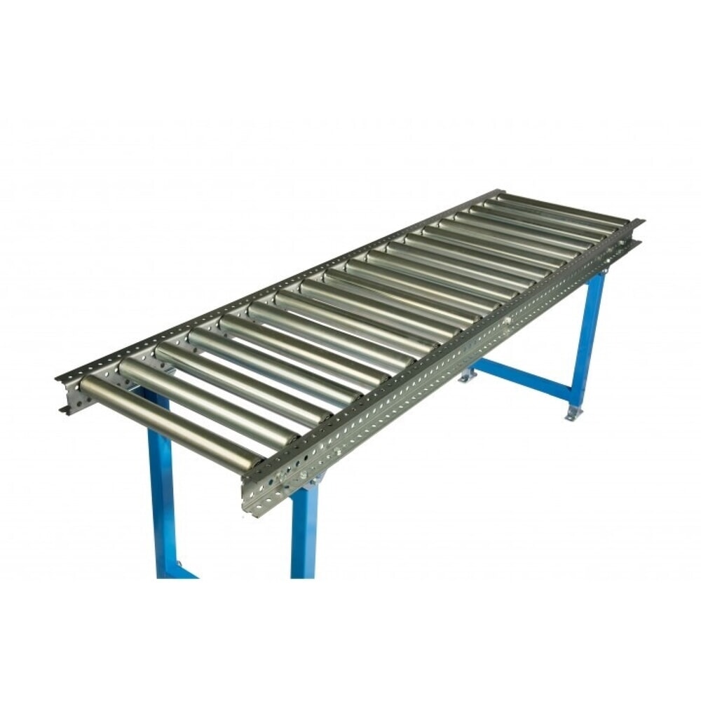 Zdjęcie produktu nr 2: Przenośnik rolkowy do dużych obciążeń, rolka z rurki stalowej, Ø 50 mm, dł. x szer. 2 000 x 900 mm, rozstaw osi 125 mm