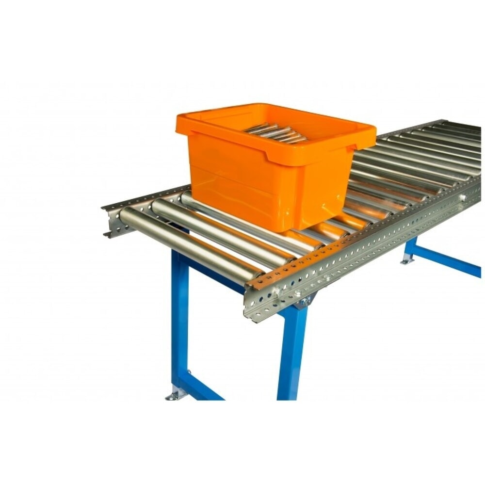 Zdjęcie produktu nr 3: Przenośnik rolkowy do dużych obciążeń, rolka z rurki stalowej, Ø 50 mm, dł. x szer. 2 000 x 900 mm, rozstaw osi 125 mm