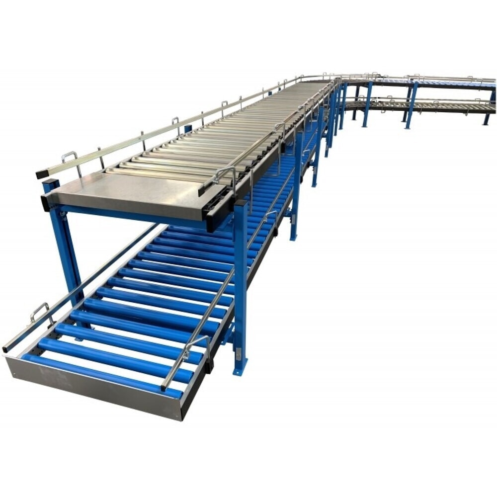 Zdjęcie produktu nr 7: Przenośnik rolkowy do lekkich ładunków, rolka z rurki stalowej, Ø 50 mm, dł. x szer. 3 000 x 600 mm, rozstaw osi 100 mm