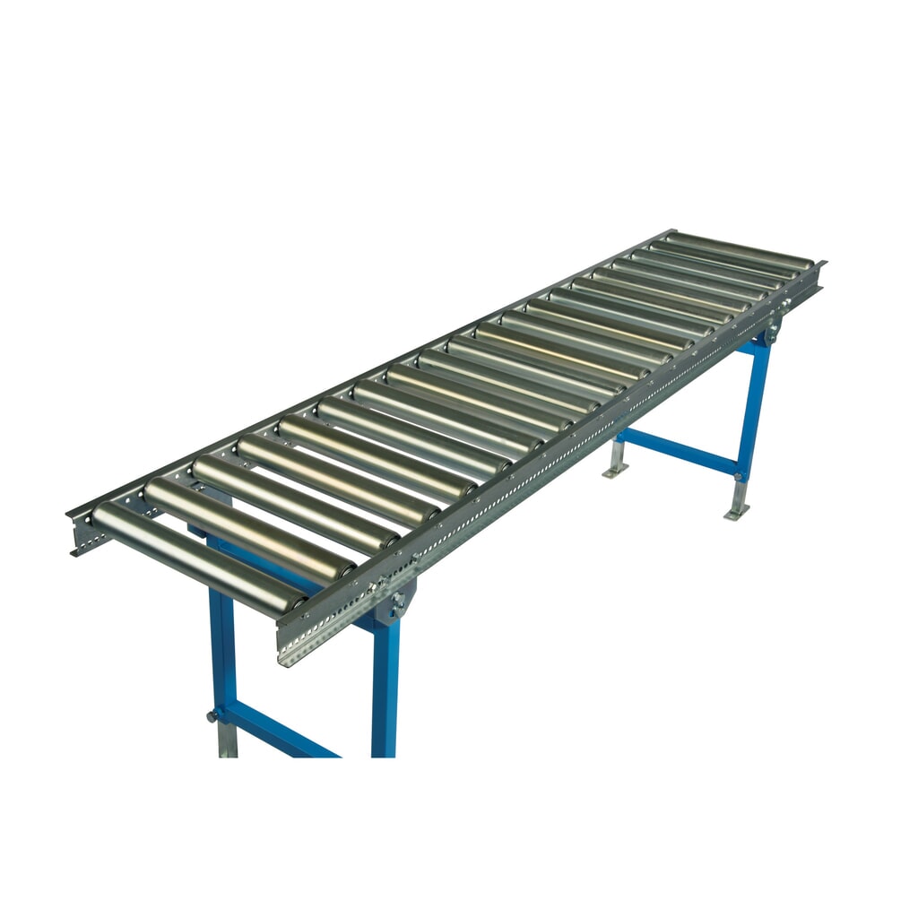 Przenośnik rolkowy do lekkich ładunków, rolka z rurki stalowej, Ø 50 mm, dł. x szer. 1 500 x 500 mm, rozstaw osi 62,5 mm Zdjęcie produktu nr 2: Przenośnik rolkowy do lekkich ładunków, rolka z rurki stalowej, Ø 50 mm, dł. x szer. 1 500 x 500 mm, rozstaw osi 62,5 mm
