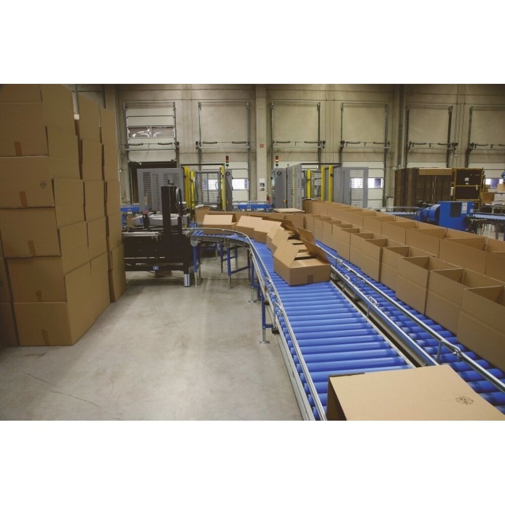 Zdjęcie produktu nr 3: Przenośnik rolkowy do lekkich ładunków, rolki z tworzywa sztucznego, Ø 50 mm, dł. x szer. 3 000 x 400 mm, rozstaw osi 100 mm