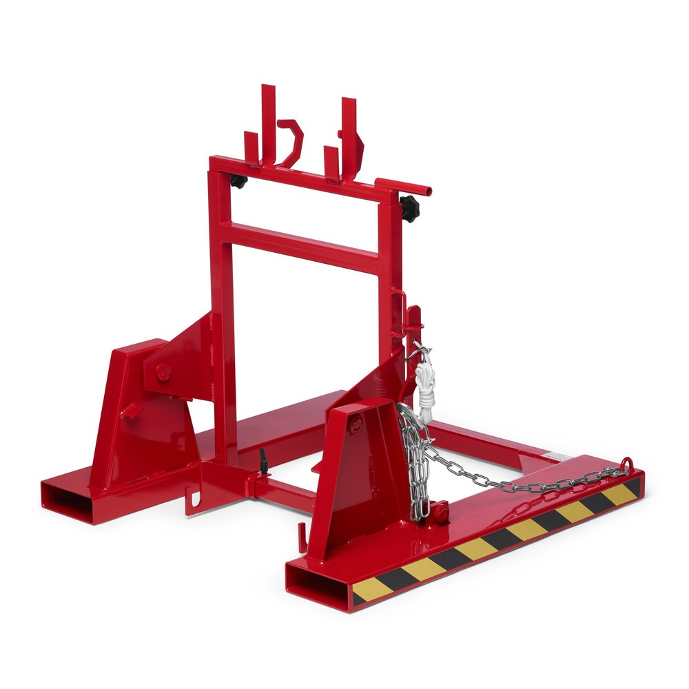 Zdjęcie produktu nr 1: Przyrząd do przekręcania kosza na odpady typu RMW, szer. x gł. x wys. 1000 x 1000 x 1080 mm, RAL 3000 czerwony ognisty