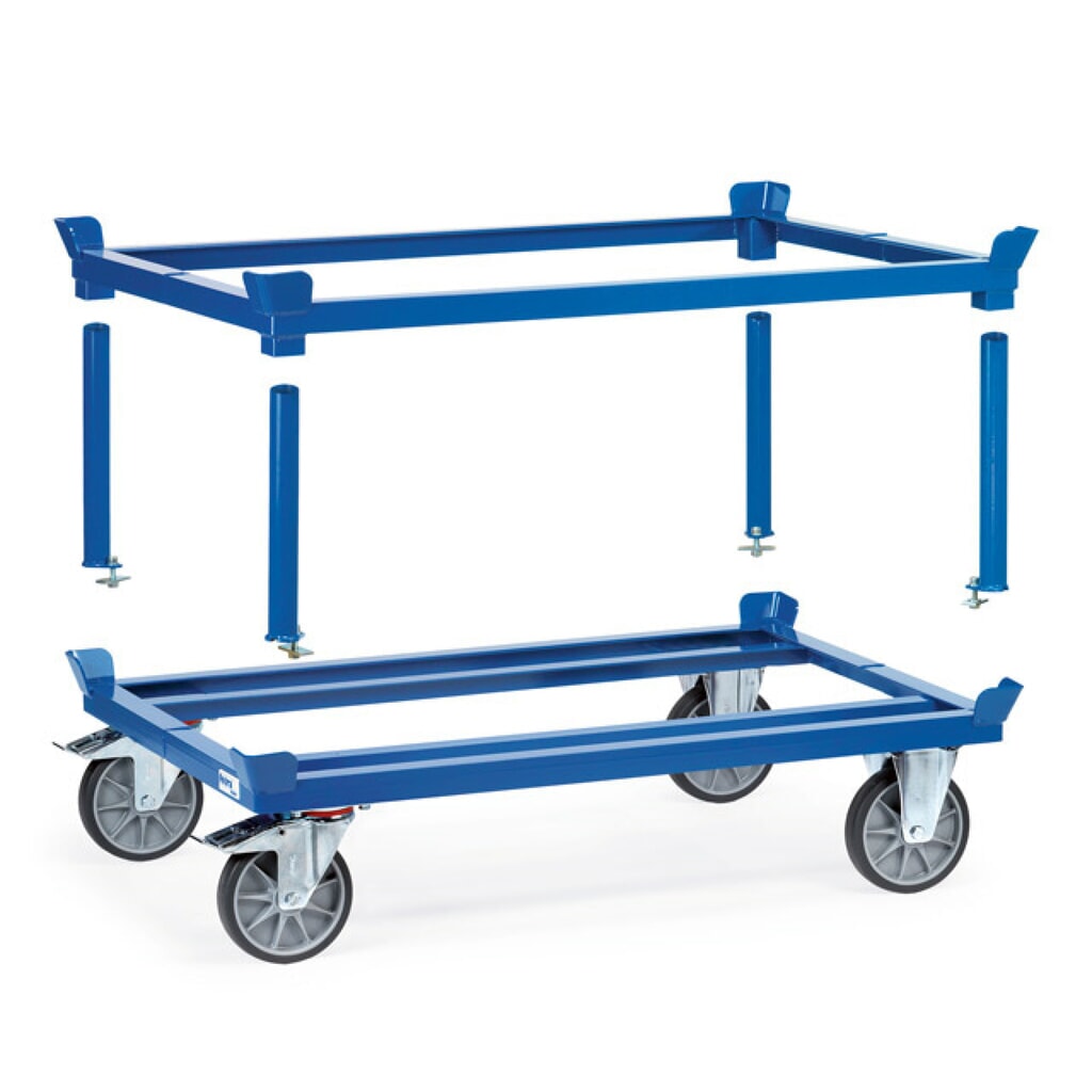 Rama nakładana do podwozia paletowego fetra®, wys. x szer. x gł. 370 x 1010 x 810 mm Zdjęcie produktu nr 3: Rama nakładana do podwozia paletowego fetra®, wys. x szer. x gł. 370 x 1010 x 810 mm