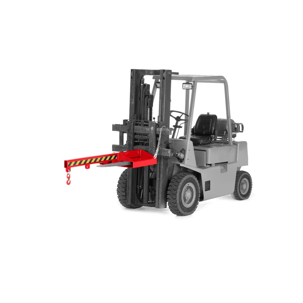 Zdjęcie produktu nr 2: RR-Industrietechnik® ramię załadunkowe typu RLA, głębokość 1500 mm, udźwig 250–1000 kg, RAL 3000 ognistoczerwony