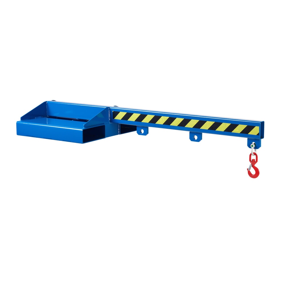 Zdjęcie produktu nr 1: RR-Industrietechnik® ramię załadunkowe typu RLA, głębokość 1500 mm, udźwig 550–2500 kg, RAL 5010 gencjanowy niebieski