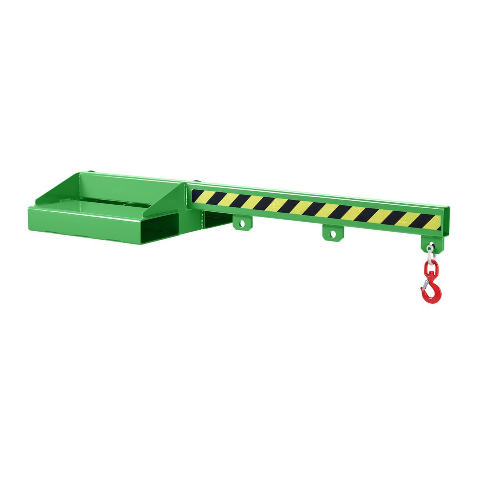 Zdjęcie produktu nr 1: Ramię ładunkowe typu RLA, głębokość 1500 mm, udźwig 250–1000 kg, RAL 6018 żółto-zielony