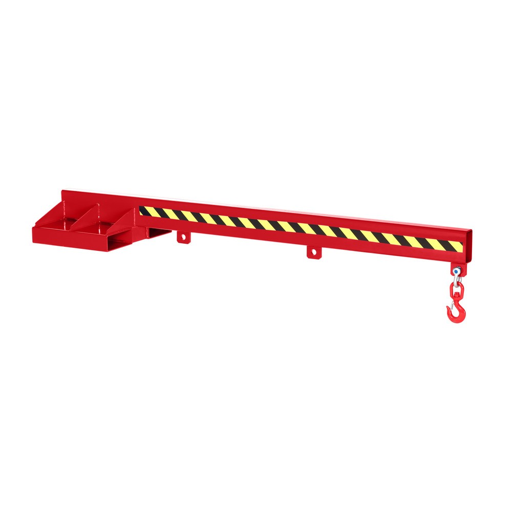 Zdjęcie produktu nr 1: Ramię ładunkowe typu RLA, głębokość 2400 mm, udźwig 100–1000 kg, RAL 3000 czerwony ognisty