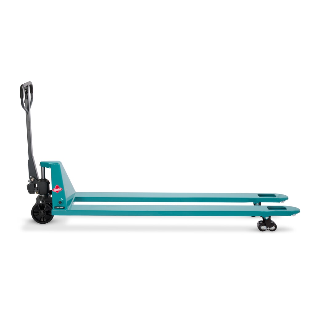 Ręczny wózek paletowy Ameise® PTM 2.0, udźwig 2000 kg, długość wideł 2000 mm, poliuretan, podwójne rolki Zdjęcie produktu nr 9: Ręczny wózek paletowy Ameise® PTM 2.0, udźwig 2000 kg, długość wideł 2000 mm, poliuretan, podwójne rolki