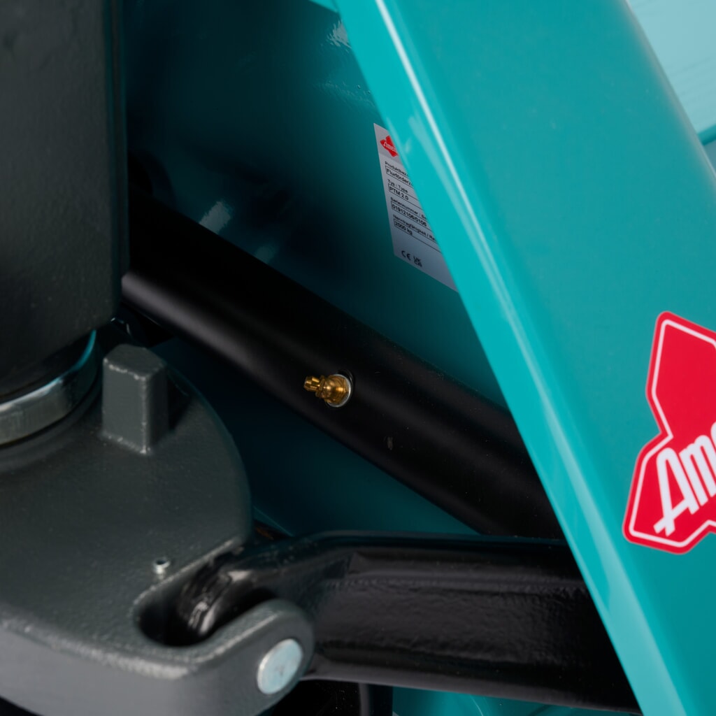 Zdjęcie produktu nr 12: Ręczny wózek paletowy Ameise® PTM 2.0, udźwig 2000 kg, długość wideł 2000 mm, poliuretan, podwójne rolki