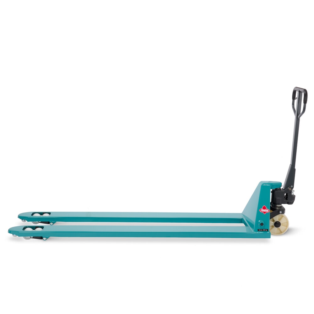 Zdjęcie produktu nr 6: Ręczny wózek paletowy Ameise® PTM 2.0, udźwig 2000 kg, długość wideł 2000 mm, nylon, podwójne rolki