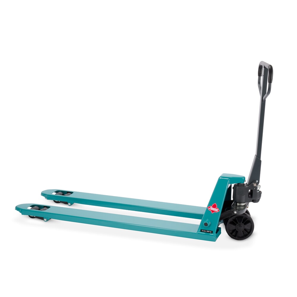 Zdjęcie produktu nr 7: Ręczny wózek paletowy Ameise® PTM 2.0, udźwig 2000 kg, długość wideł 1500 mm, poliuretan, podwójne rolki
