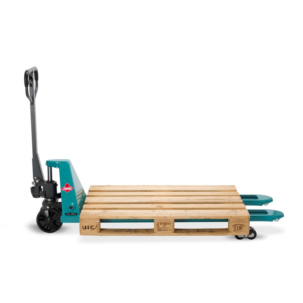 Zdjęcie produktu nr 9: Ręczny wózek paletowy Ameise® PTM 2.0, udźwig 2000 kg, długość wideł 1500 mm, poliuretan, podwójne rolki