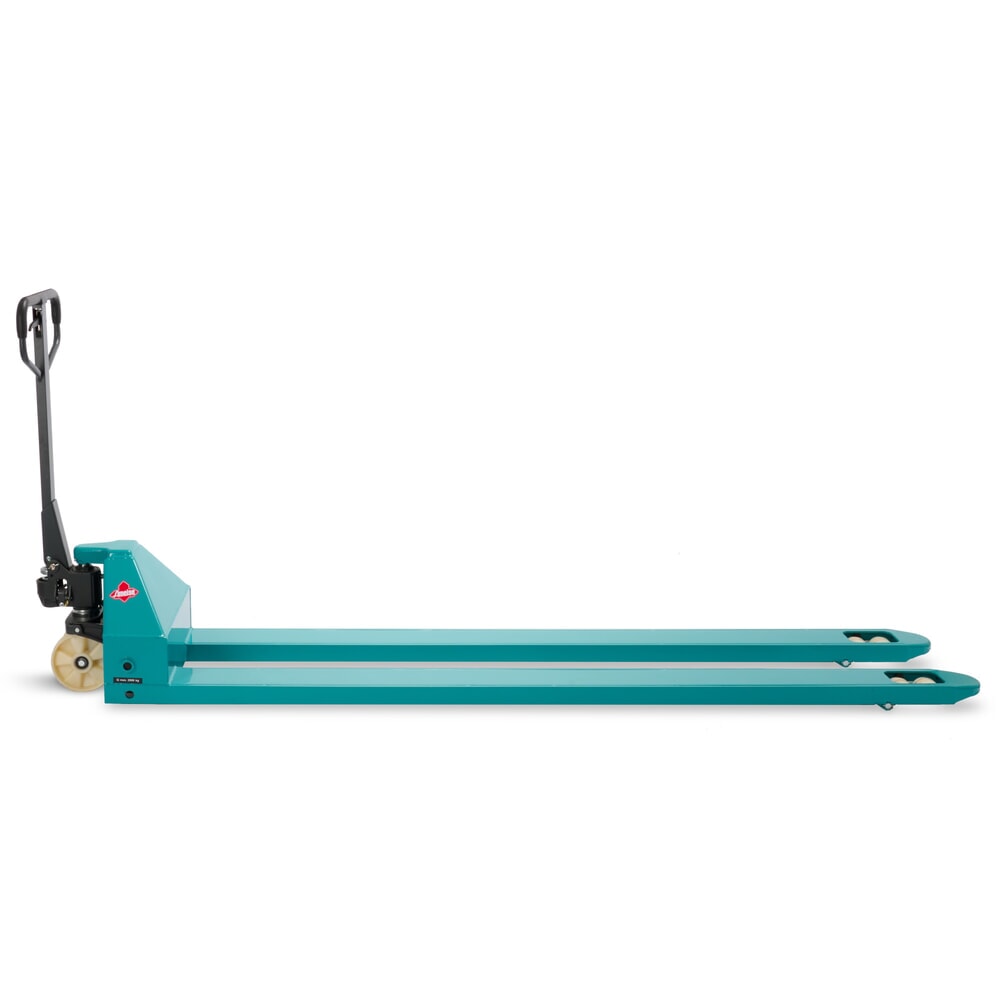 Zdjęcie produktu nr 7: Ręczny wózek paletowy Ameise® PTM 2.0, udźwig 2000 kg, długość wideł 2500 mm, nylon, podwójne rolki