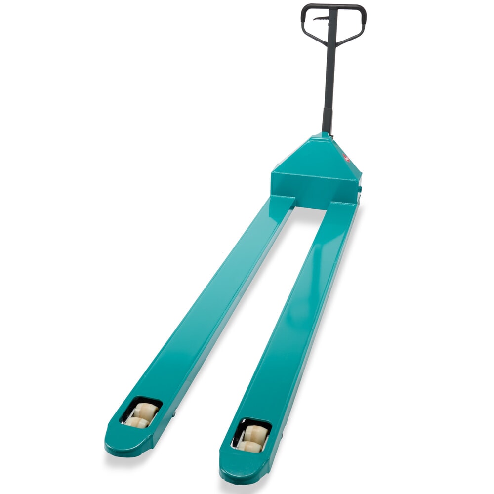 Zdjęcie produktu nr 8: Ręczny wózek paletowy Ameise® PTM 2.0, udźwig 2000 kg, długość wideł 2500 mm, nylon, podwójne rolki