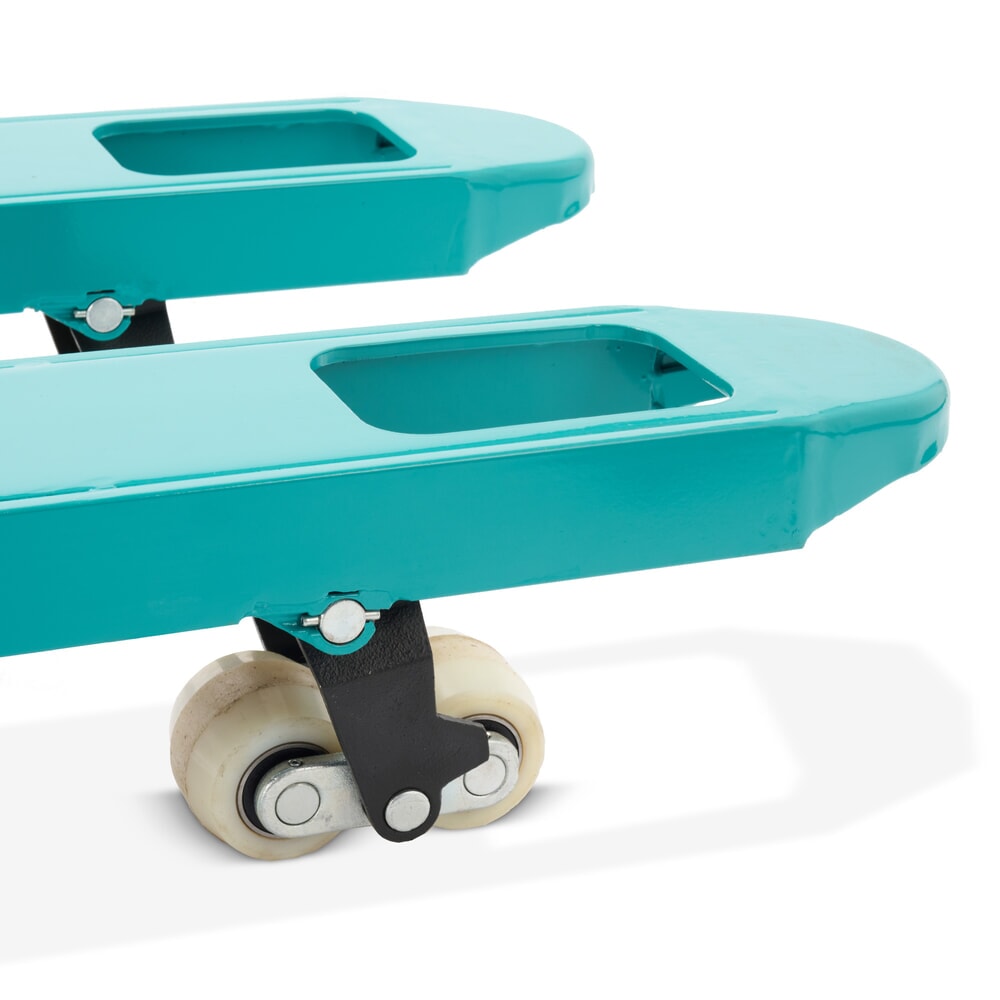 Zdjęcie produktu nr 11: Ręczny wózek paletowy Ameise® PTM 2.0, udźwig 2000 kg, długość wideł 2500 mm, nylon, podwójne rolki