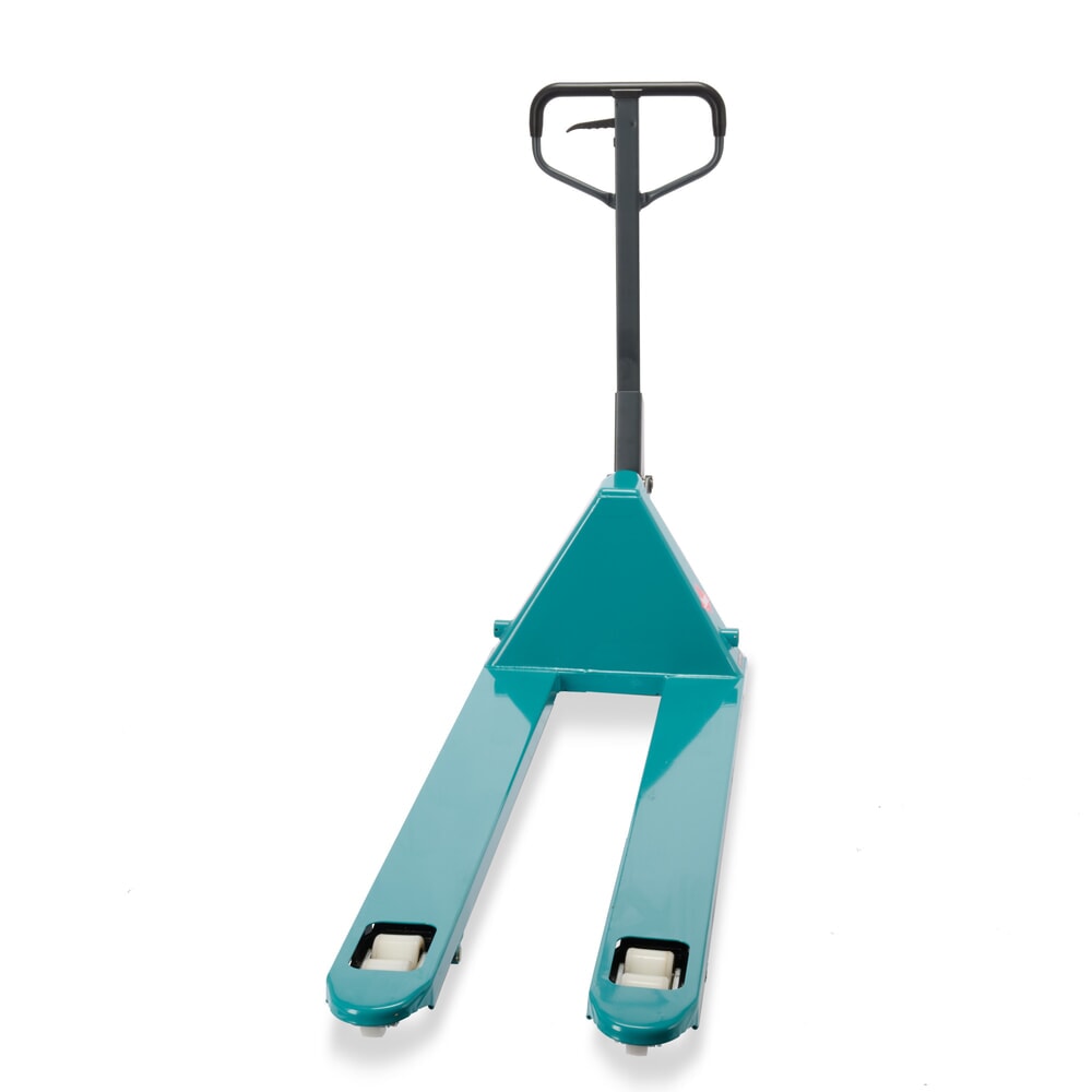 Zdjęcie produktu nr 5: Ręczny wózek paletowy Ameise® PTM 2.0, udźwig 2000 kg, długość wideł 1500 mm, nylon, podwójne rolki