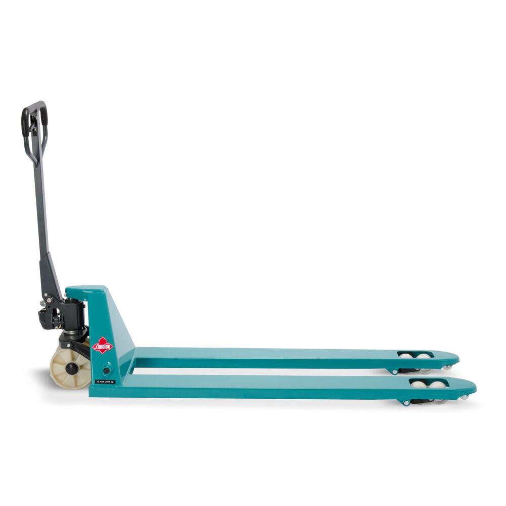 Zdjęcie produktu nr 8: Ręczny wózek paletowy Ameise® PTM 2.0, udźwig 2000 kg, długość wideł 1500 mm, nylon, podwójne rolki