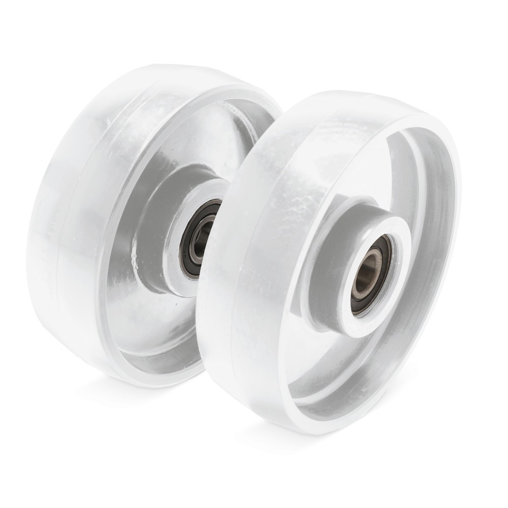 Zdjęcie produktu nr 4: Ręczny wózek paletowy Ameise® PTM 2.5, udźwig 2500 kg, długość wideł 1150 mm, nylon, podwójne rolki