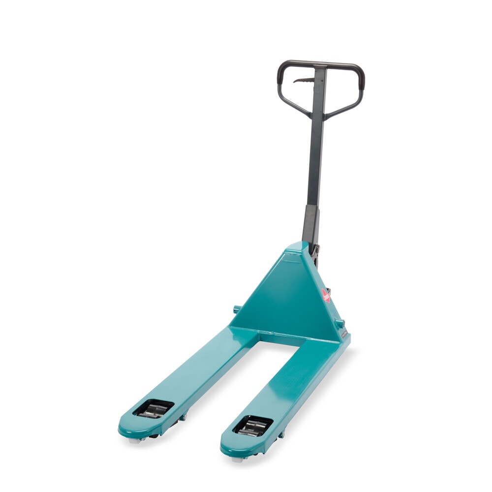 Zdjęcie produktu nr 14: Ręczny wózek paletowy Ameise® PTM 2.5, udźwig 2500 kg, długość wideł 1150 mm, guma/poliuretan, podwójne rolki